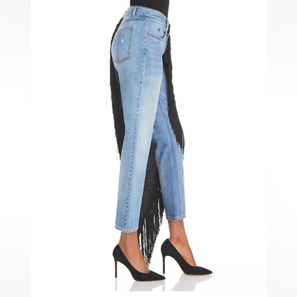 Hellessy Cy Fringe Skirt Jeans - Size 2 - Picture 3 of 9